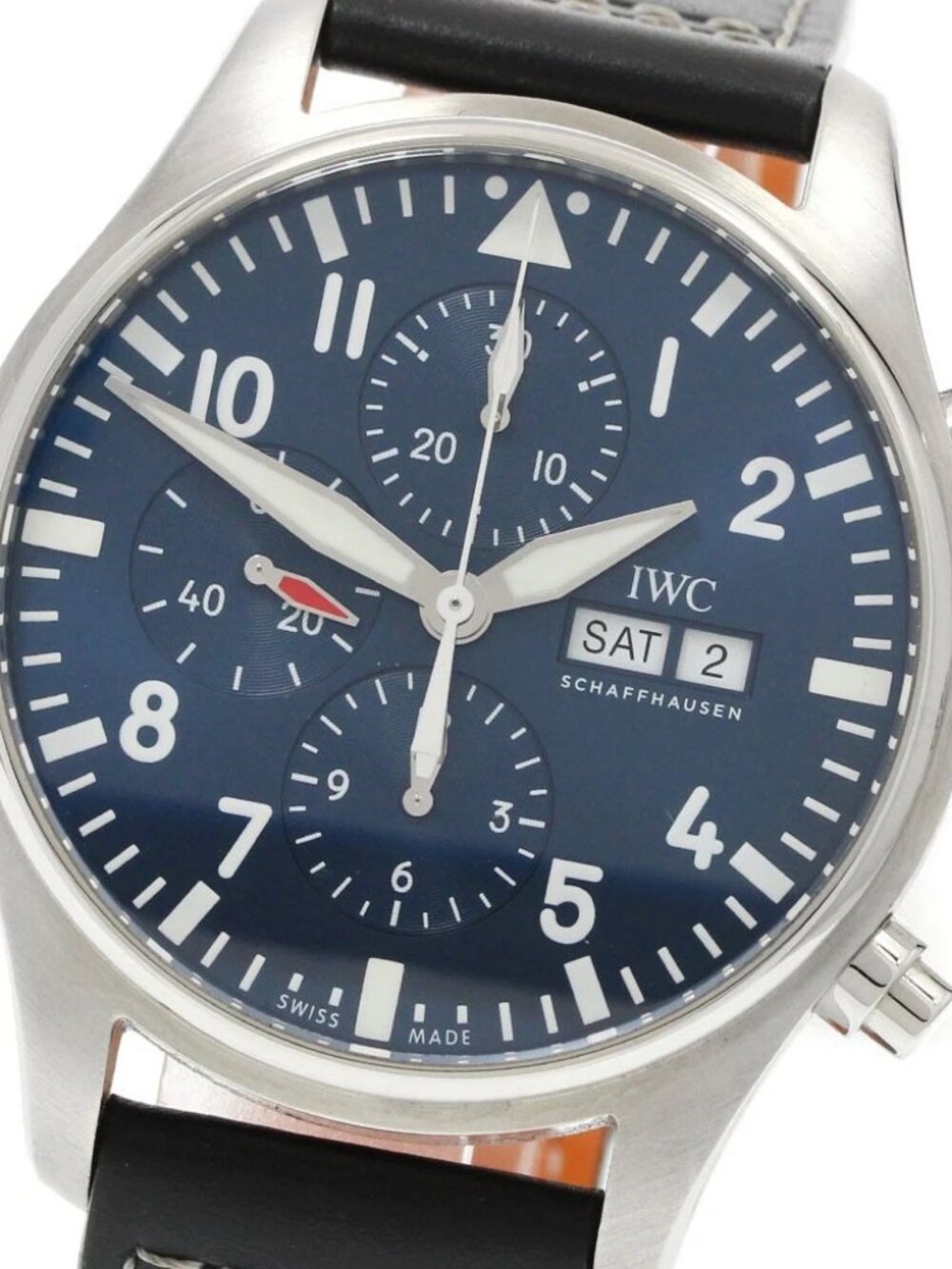 IWC SCHAFFHAUSEN Pilot's Watch Petite Prince IW377714 Automatic Men's_951894